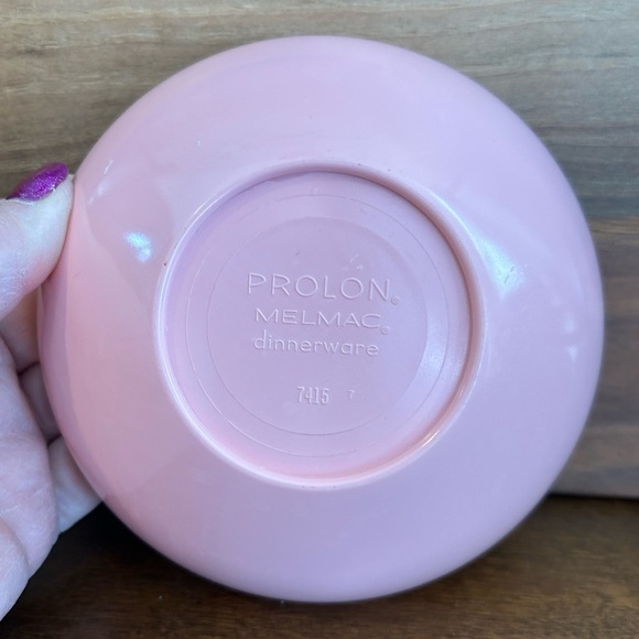 Vintage Melmac Prolon 7415 Pink Replacement Small Cereal Soup Bowl 5.25" x 1.8" - Picture 3 of 5